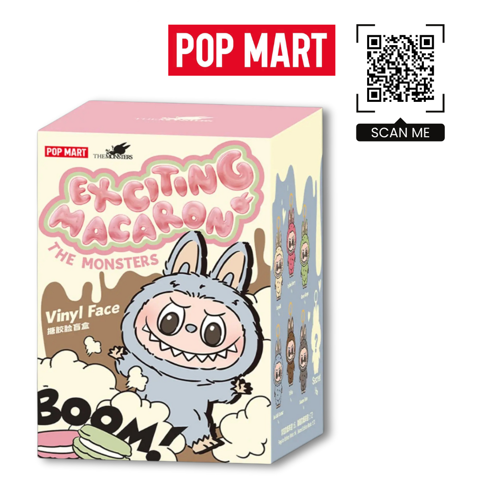 Boîte mystère collection Labubu Exiting Macaron - Pop Mart Officiel